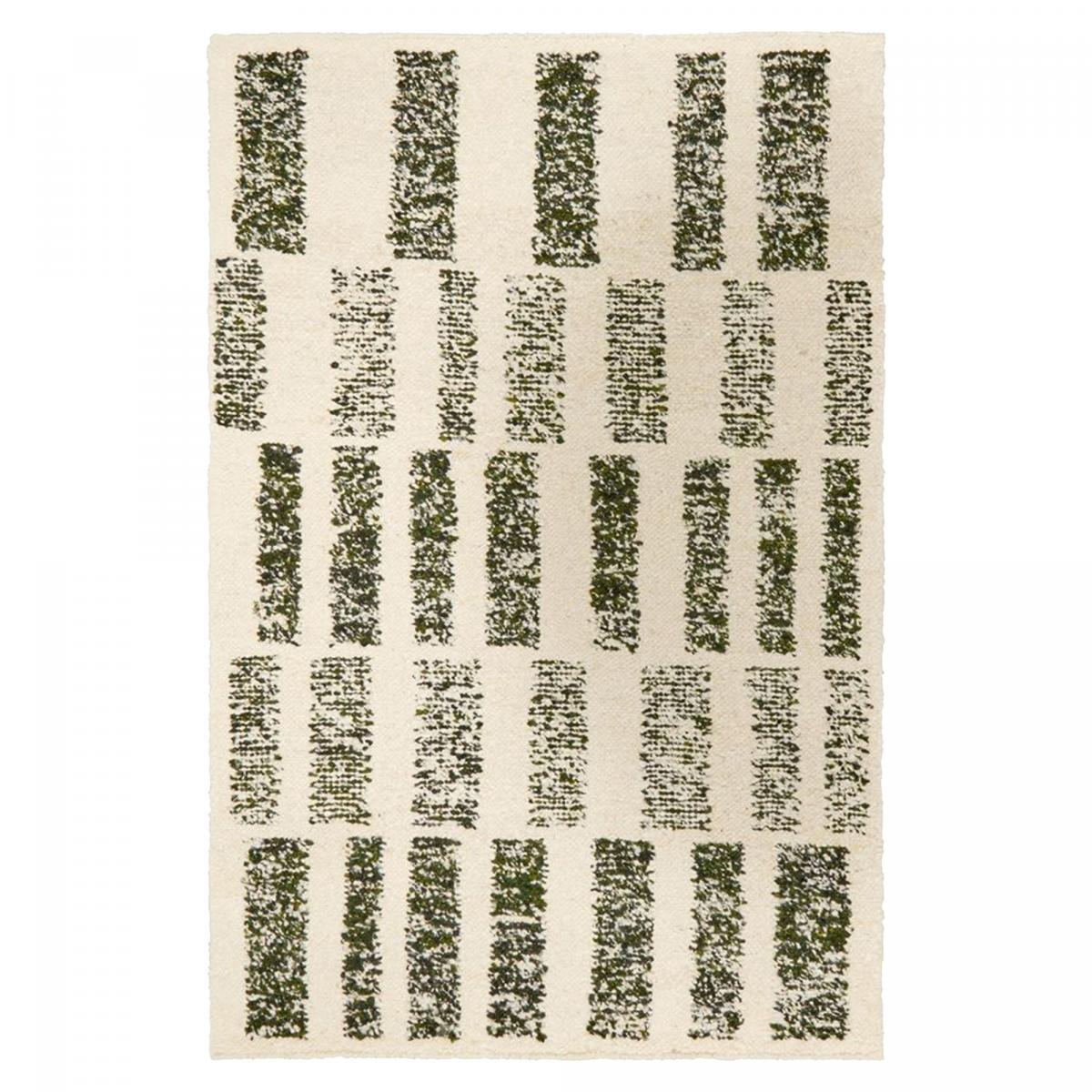 Tapis salon et chambre fait main en laine motif géométrique CORMO