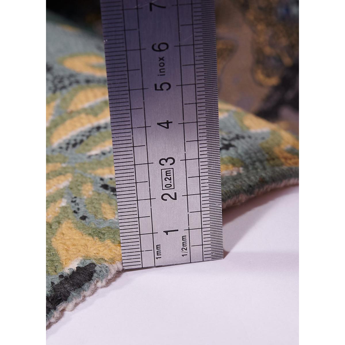 Tapis kilim fait à la main en coton BLUE FLOREA — vue 6