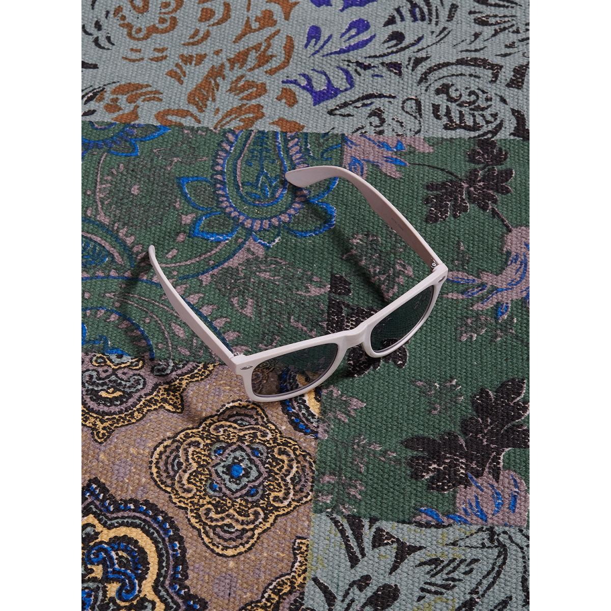 Tapis kilim fait à la main en coton BLUE FLOREA — vue 4