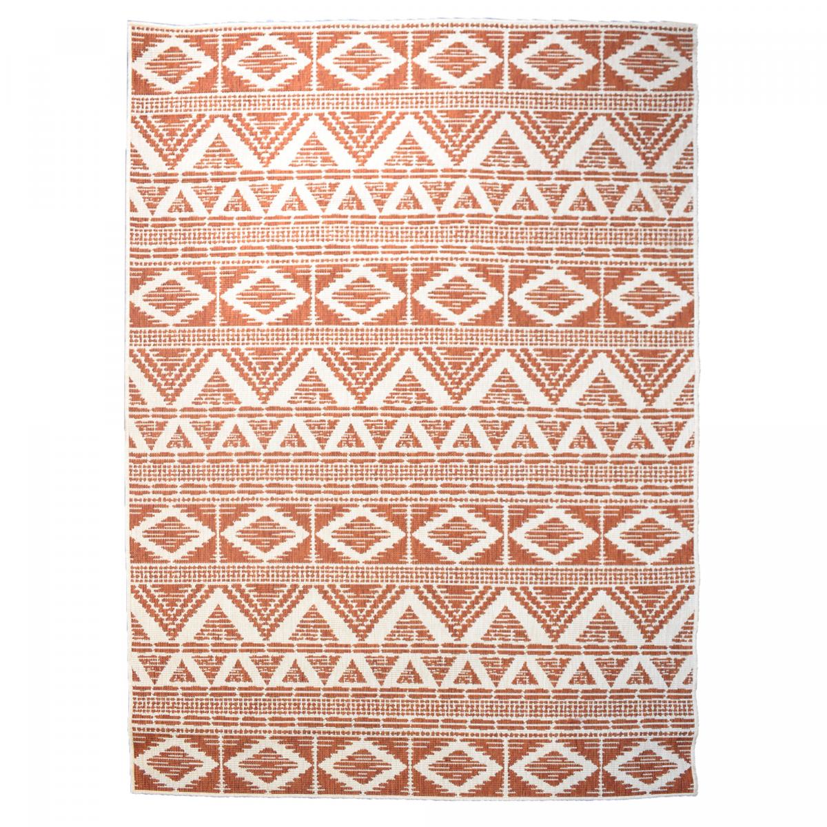 Tapis extérieur, kilim reversible LYN2 BG REVERSIBLE