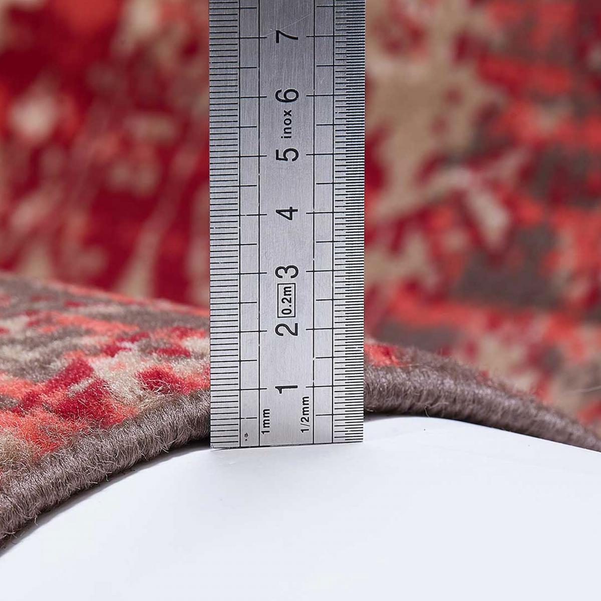 Tapis salon et chambre tissé motif ethnique LYN1 PATWORK — vue 5