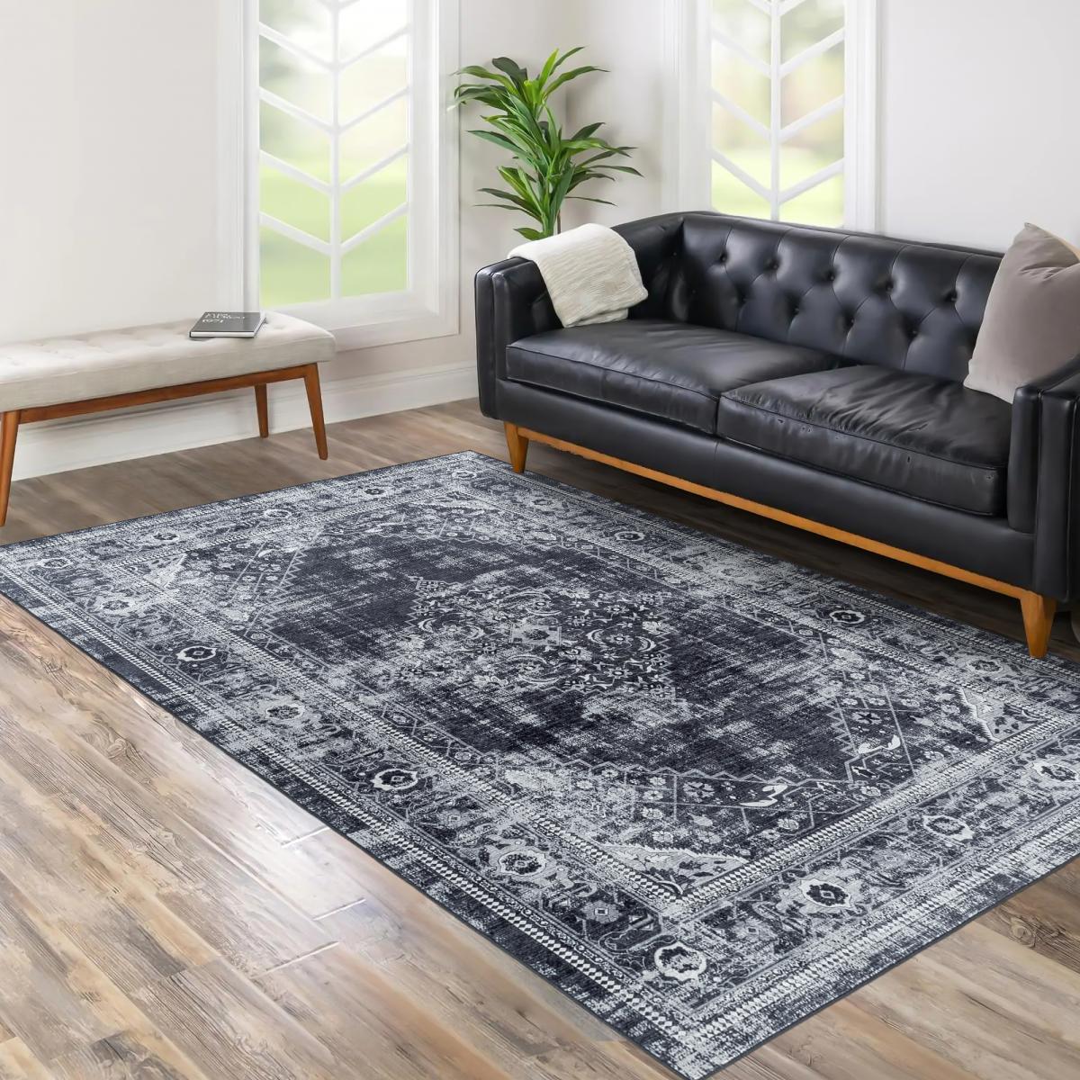 Tapis orient tissé motifs orientaux AKIAK — vue 3