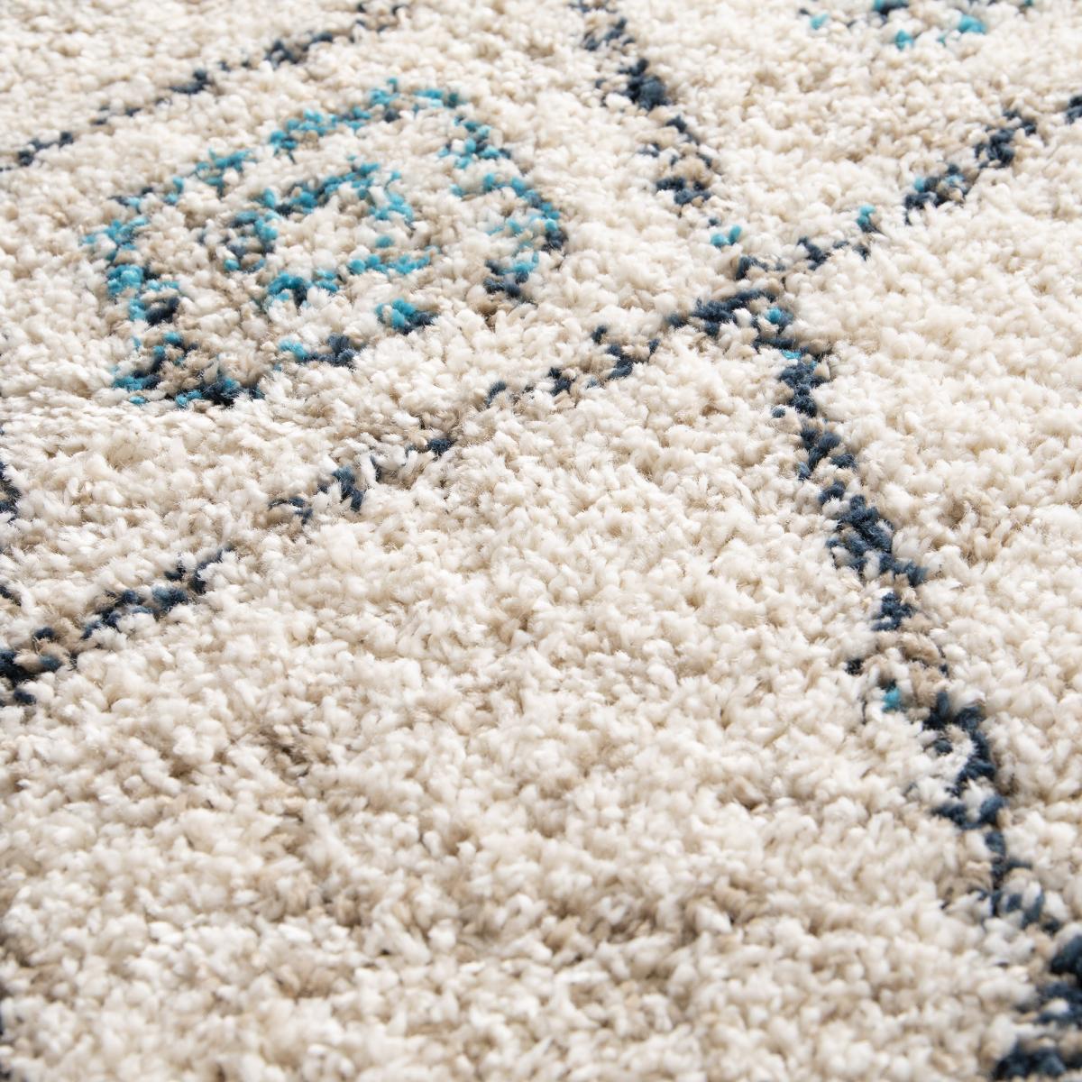 Tapis shaggy tissé motif berbère AMORE 2 — vue 4