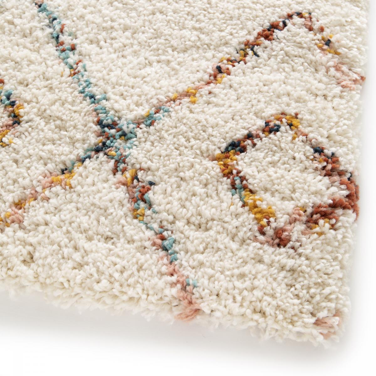 Tapis shaggy tissé motif abstrait AMORE 8 — vue 5
