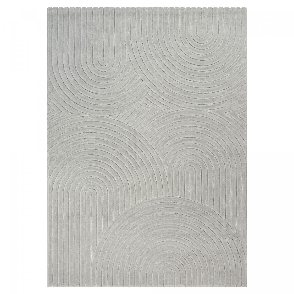 Tapis intérieur extérieur en relief ton sur ton LYN14 ARC6EL