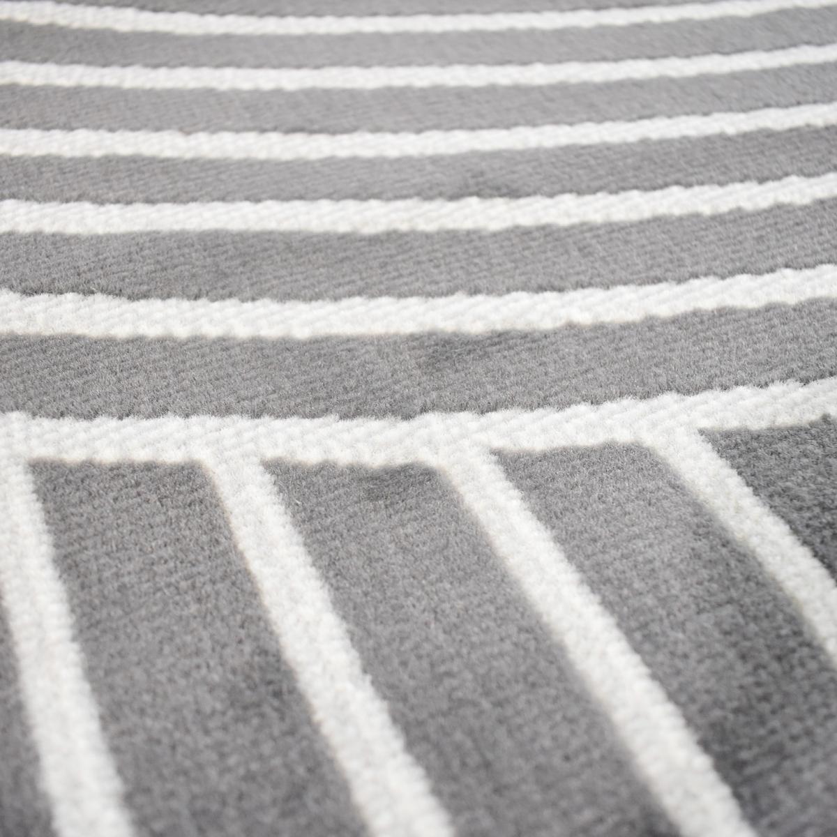 Tapis salon et chambre tissé motif géométrique LYN49 ARCRIL — vue 4