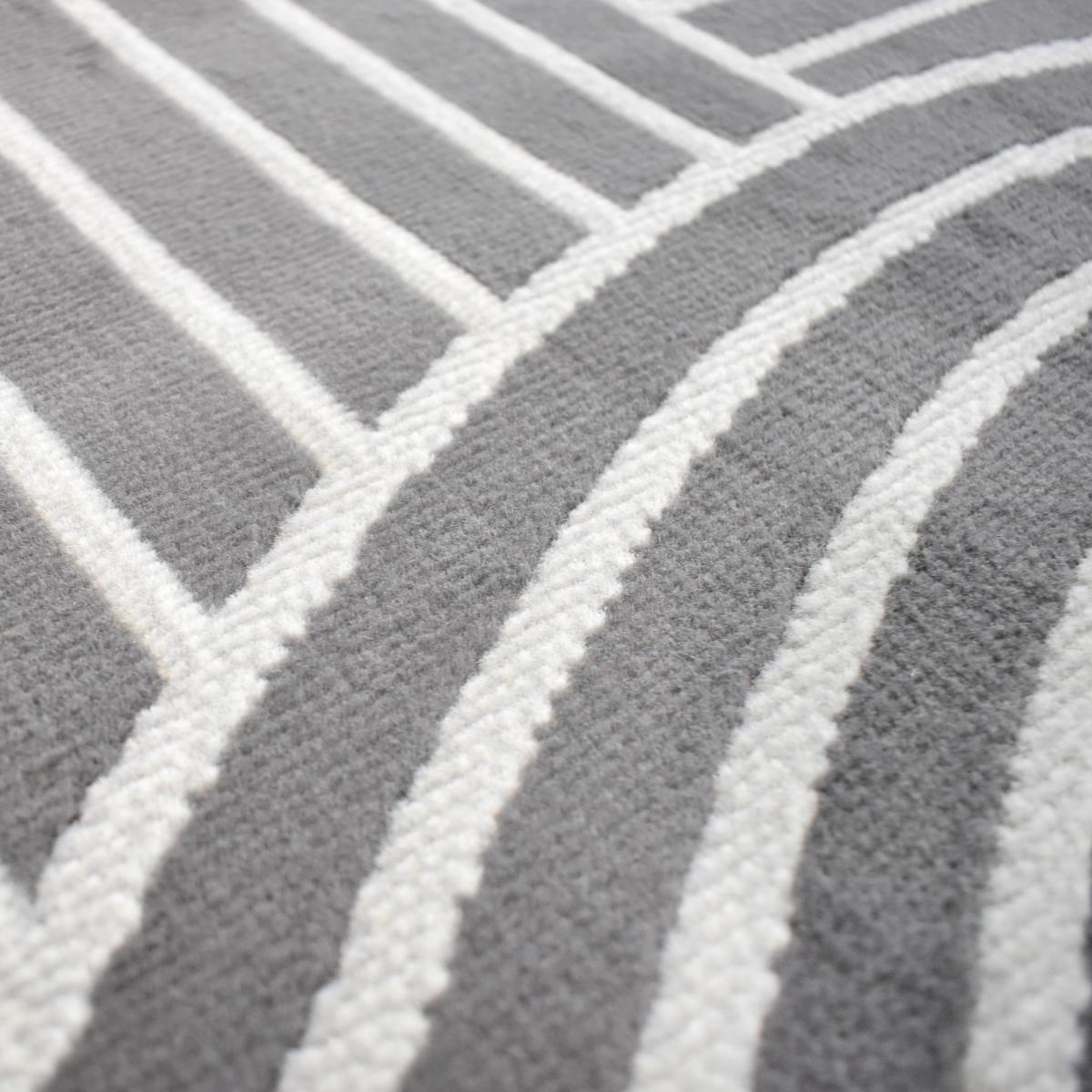 Tapis salon et chambre tissé motif géométrique LYN49 ARCRIL — vue 5