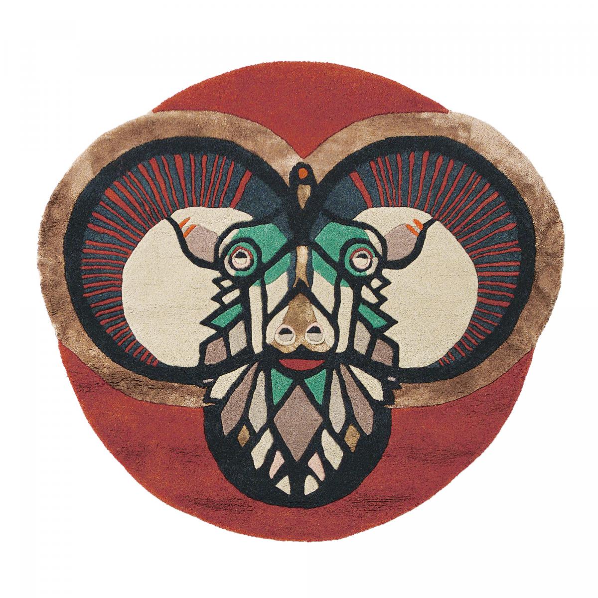 Tapis salon et chambre fait à la main en laine motif fresque ZODIAC