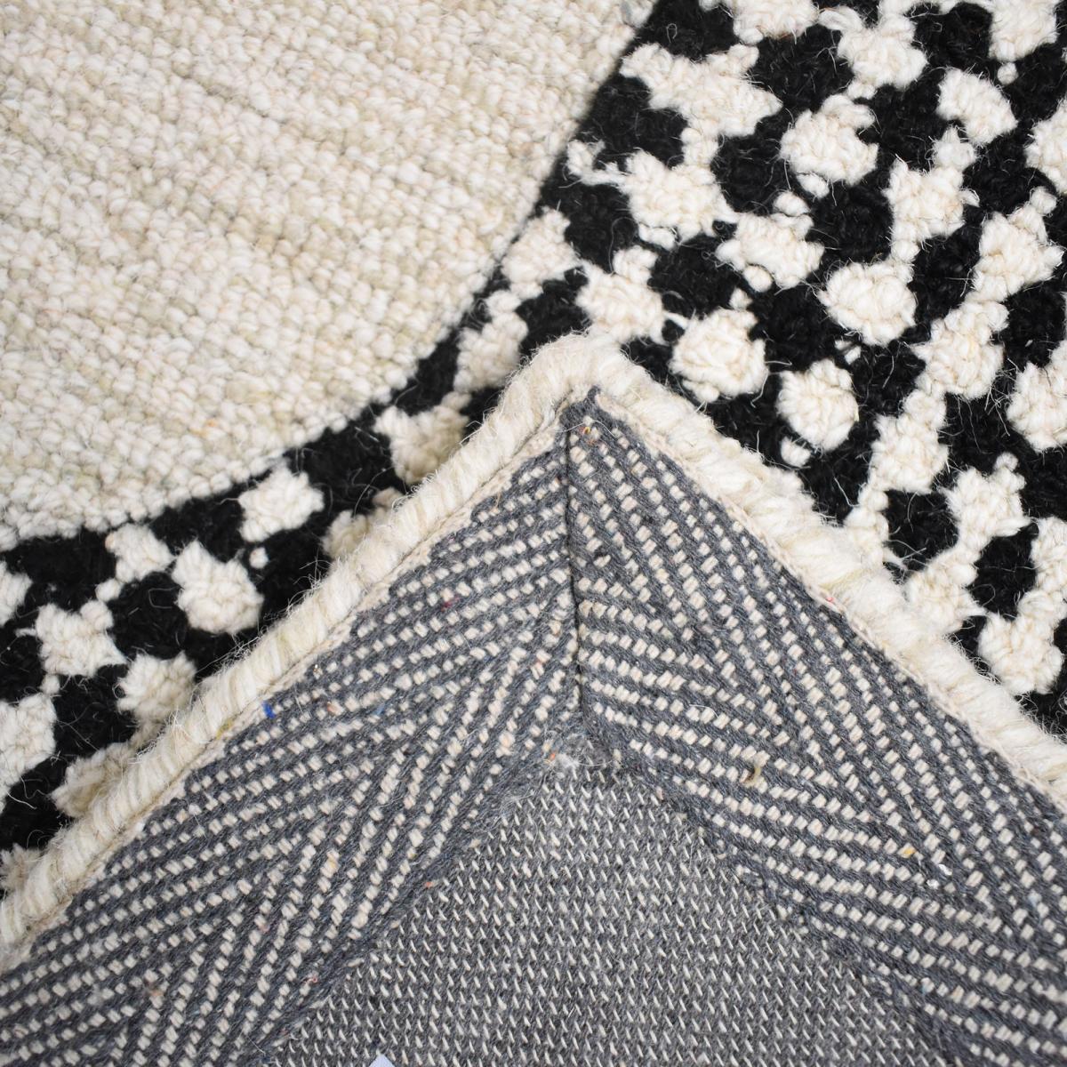 Tapis salon et chambre ASOLA, fait à la main motif géométrique — vue 5