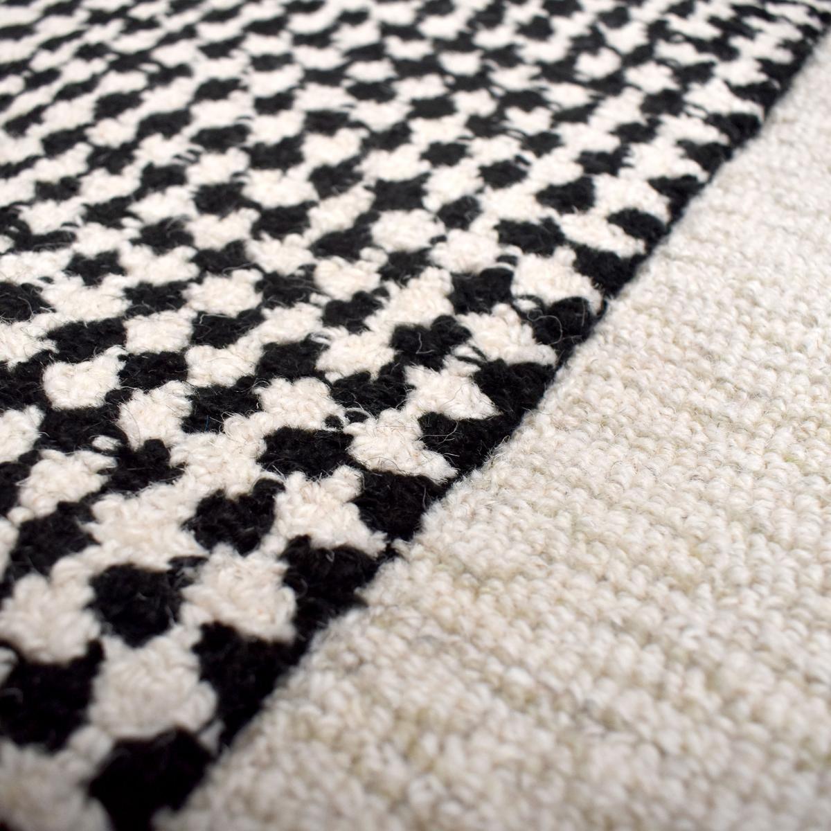 Tapis salon et chambre ASOLA, fait à la main motif géométrique — vue 6