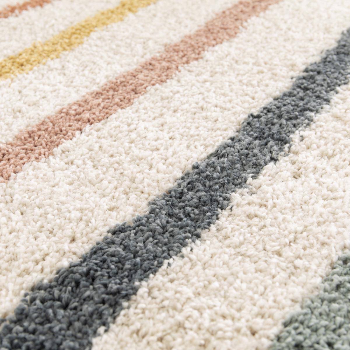 Tapis shaggy tissé motif géométrique AURORA 4 — vue 4