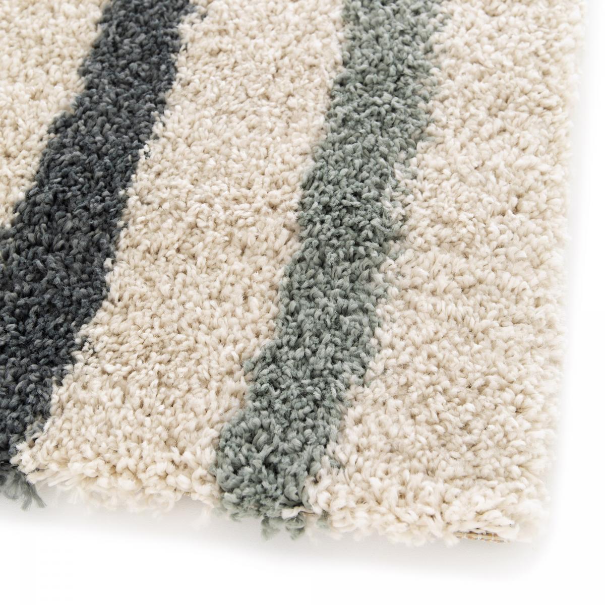 Tapis shaggy tissé motif géométrique AURORA 4 — vue 5