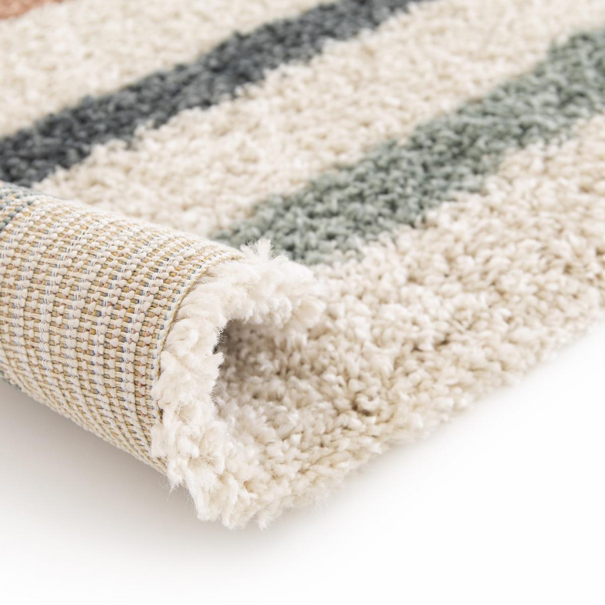 Tapis shaggy tissé motif géométrique AURORA 4 — vue 6