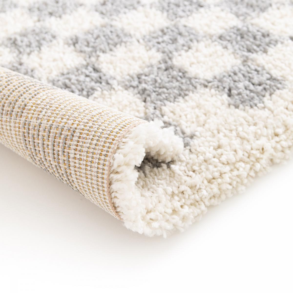 Tapis shaggy tissé motif géométrique AVANTE — vue 5