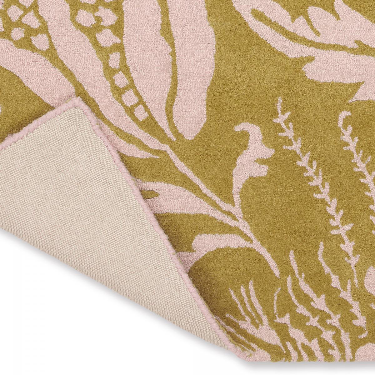 Tapis salon et chambre fait à la main en laine motif floral BAROQUE — vue 4