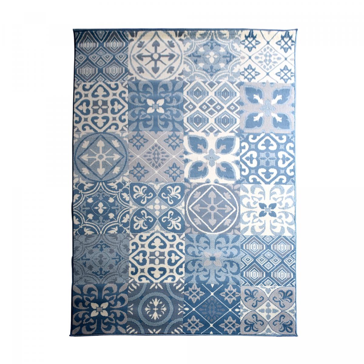 Tapis chambre tissé motif oriental LYN49 TCHIMETO