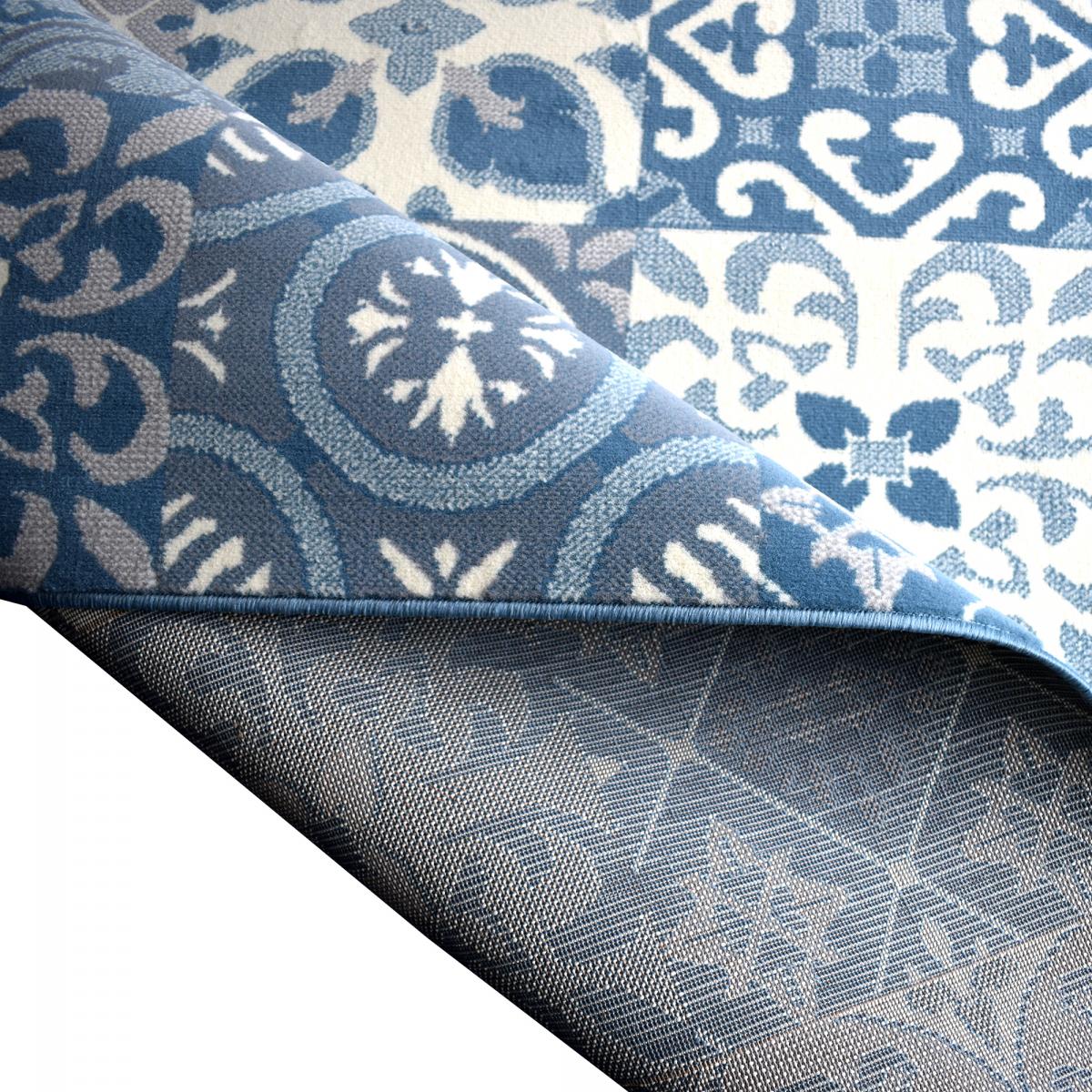 Tapis chambre tissé motif oriental LYN49 TCHIMETO — vue 4