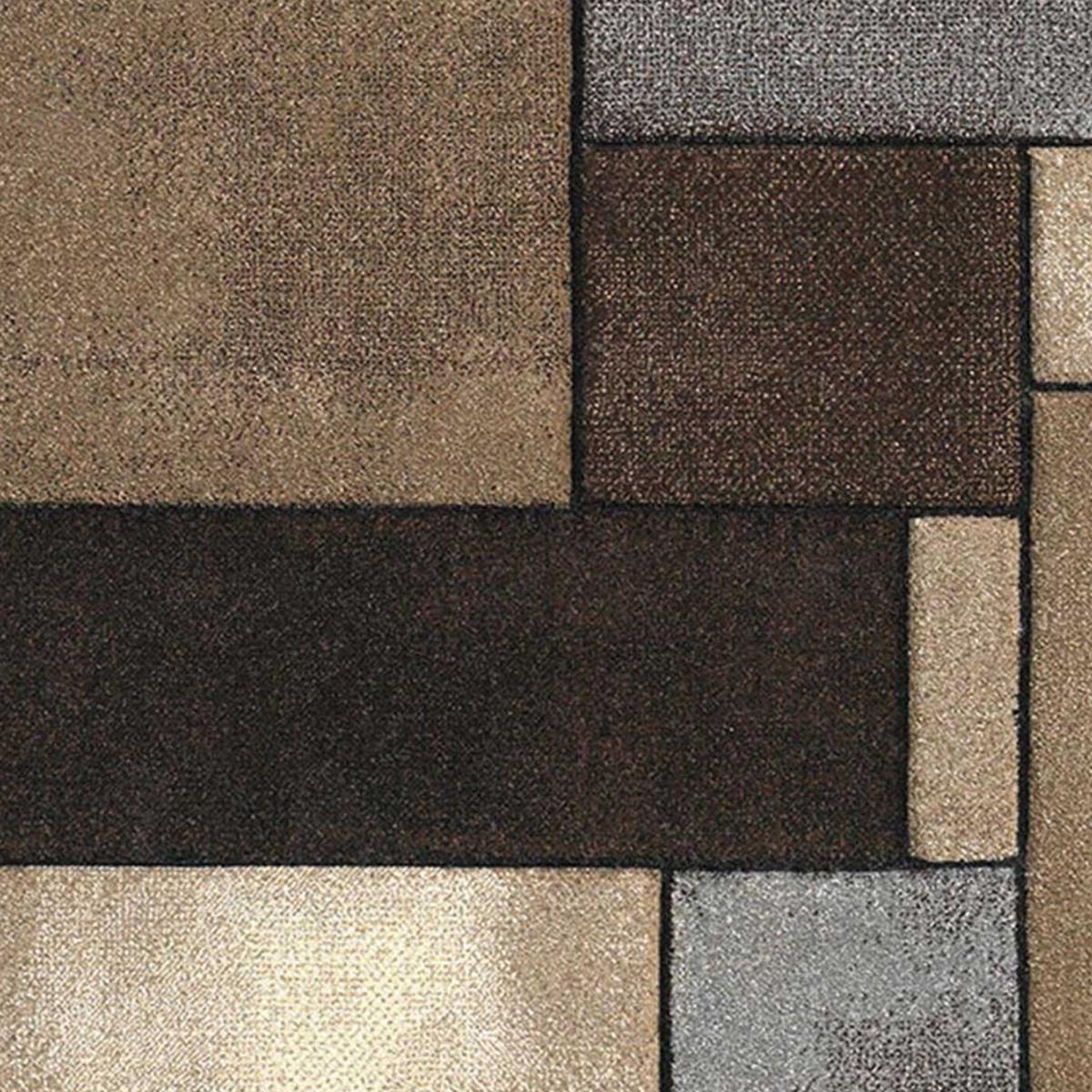 Tapis salon et chambre tissé motif géométrique LYN8 GEOME — vue 5