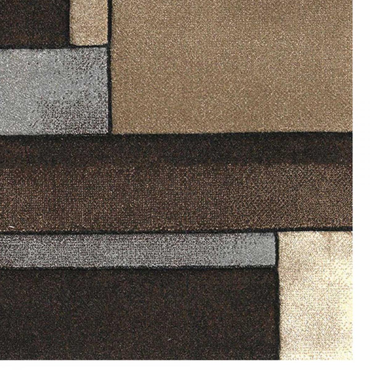 Tapis salon et chambre tissé motif géométrique LYN8 GEOME — vue 4