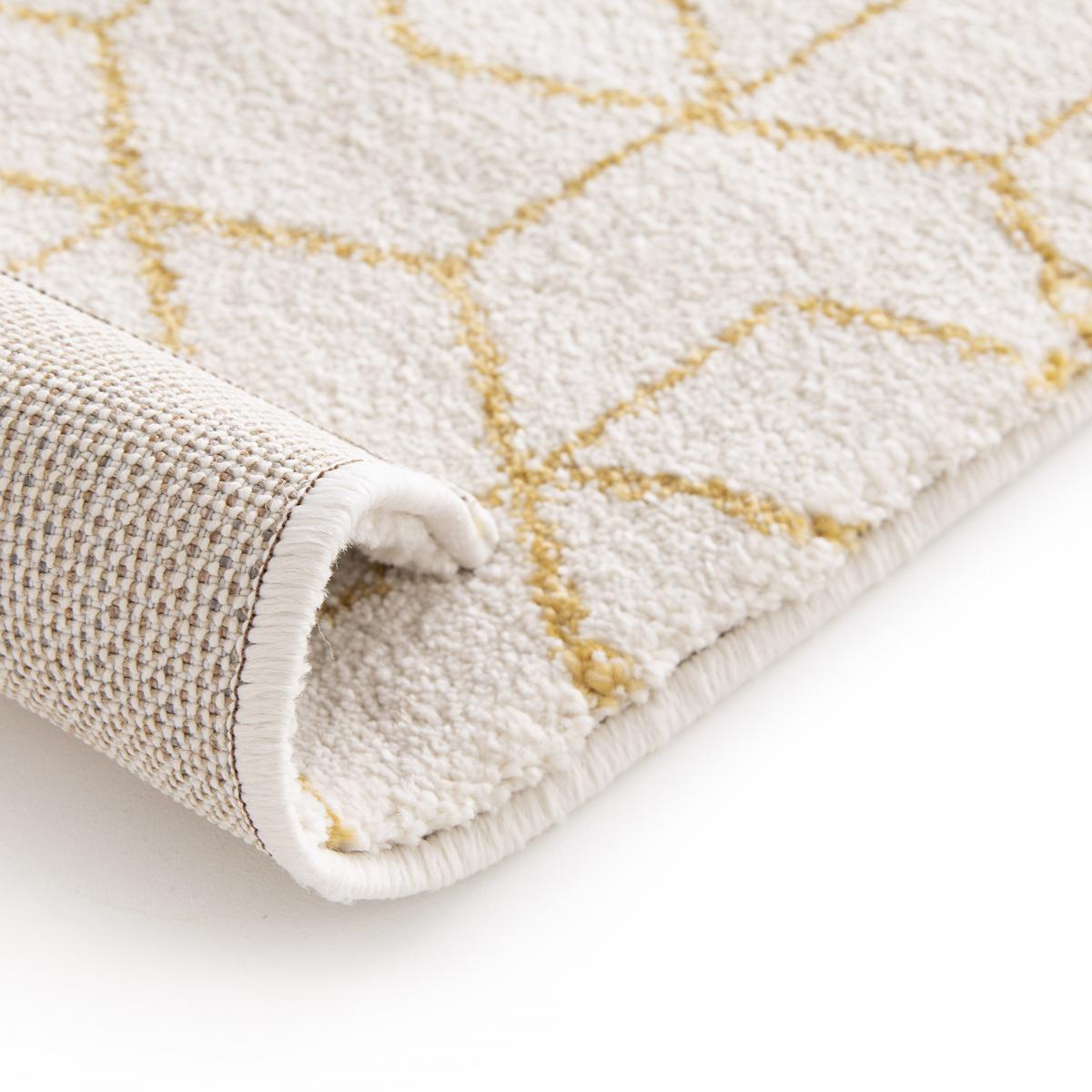 Tapis salon et chambre tissé motif géométrique BELLA 3 — vue 5