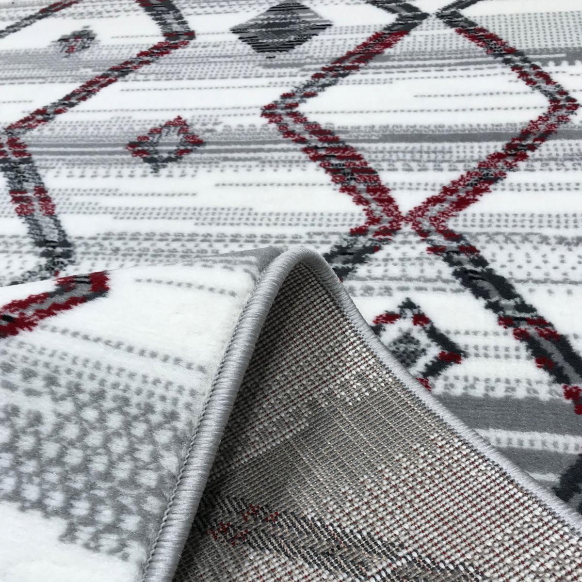 Tapis chambre tissé motif berbère LYN1 LABER — vue 4