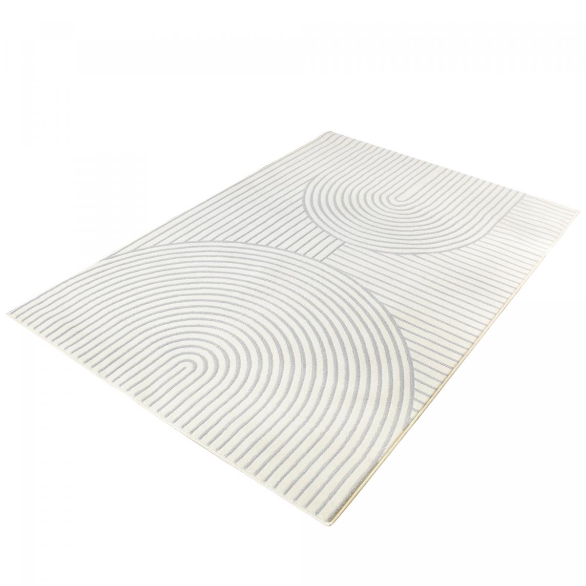 Tapis salon et chambre tissé motif géométrique LYN49 BINCI — vue 5