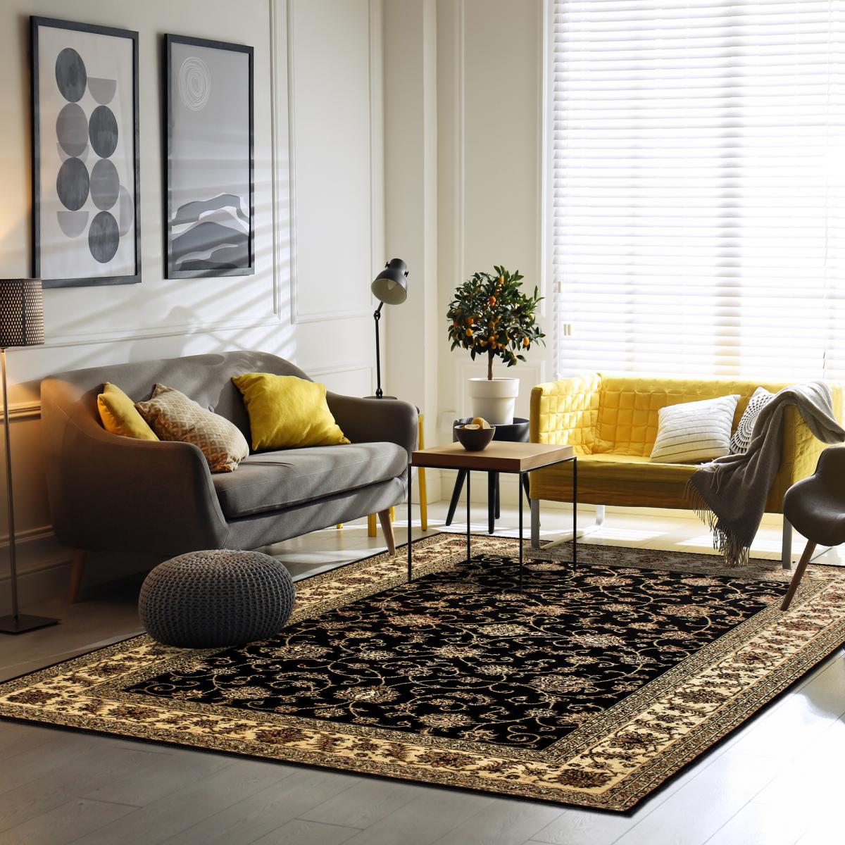 Tapis orient tissé motifs orientaux BISKO 1 — vue 3