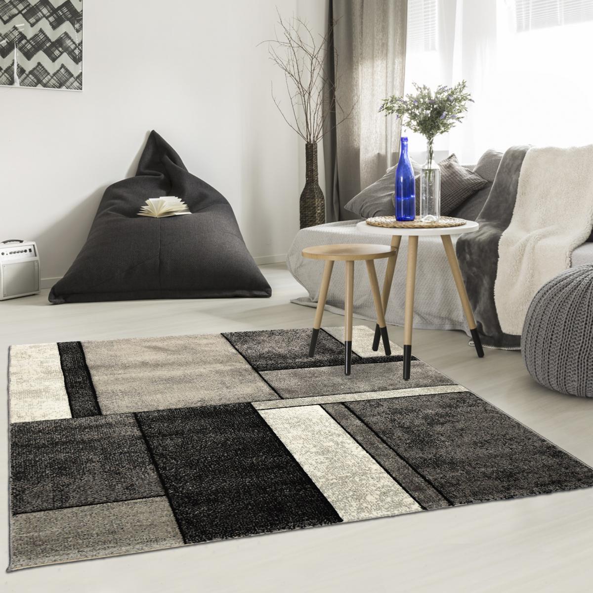 Tapis pour une chambre ou une entrée tissé motif géométrique BI 61 — vue 3