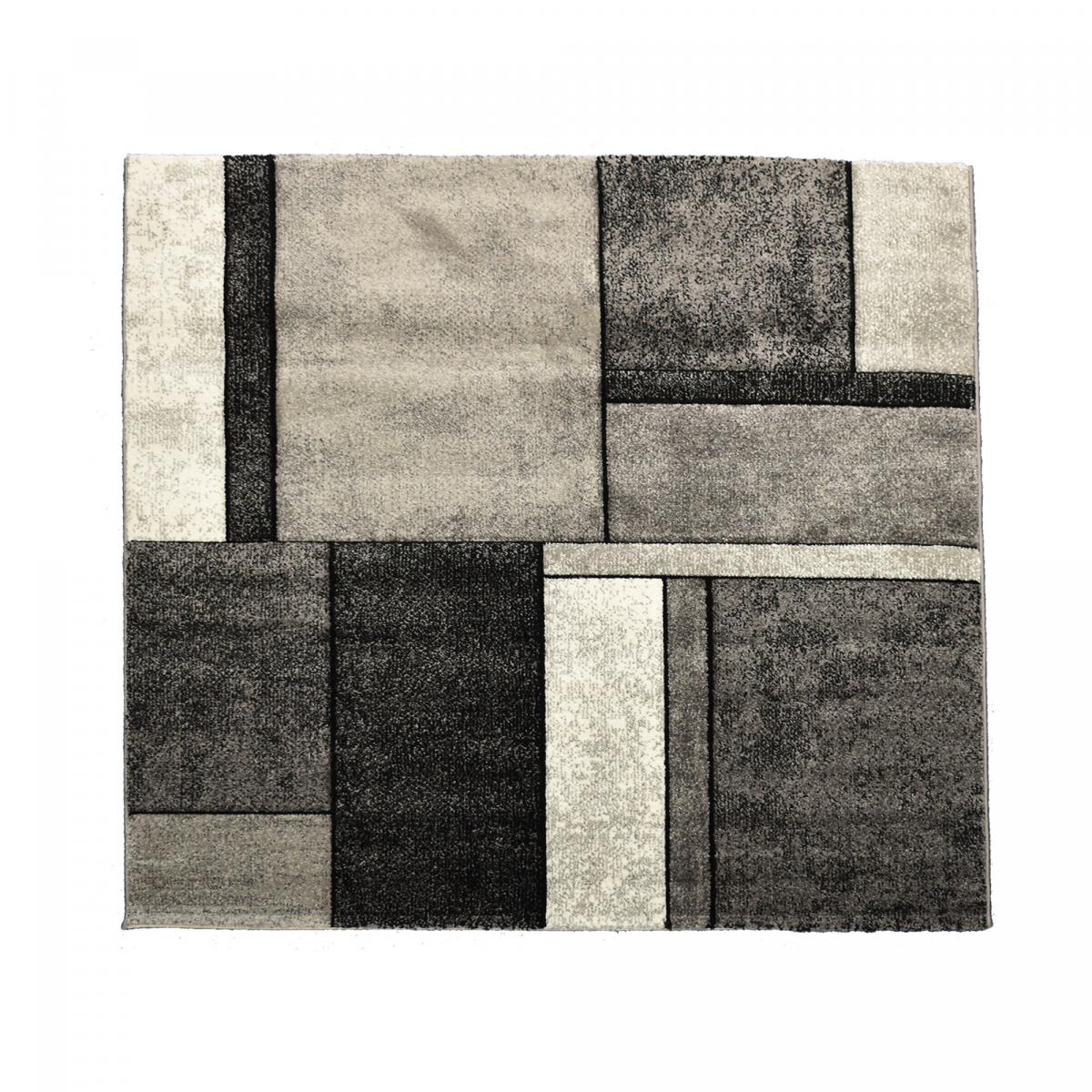 Tapis pour une chambre ou une entrée tissé motif géométrique BI 61