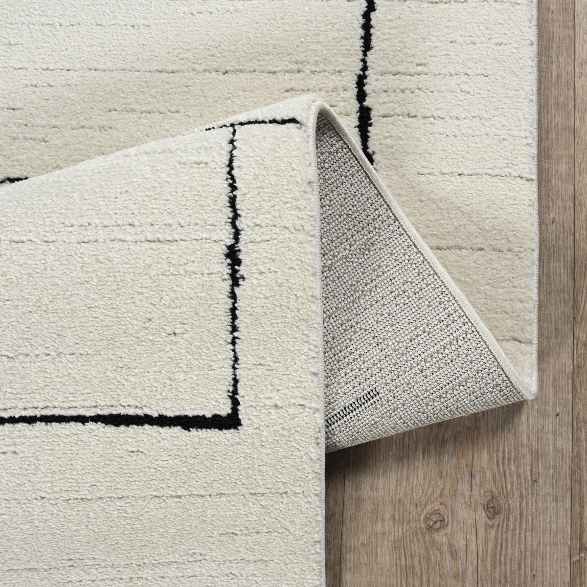 Tapis salon LYN9 BRINKI Tapis soyeux en relief — vue 5