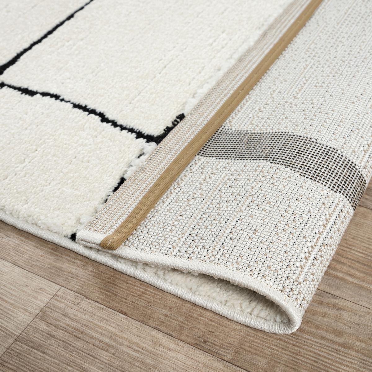 Tapis salon LYN9 BRINKI Tapis soyeux en relief — vue 4