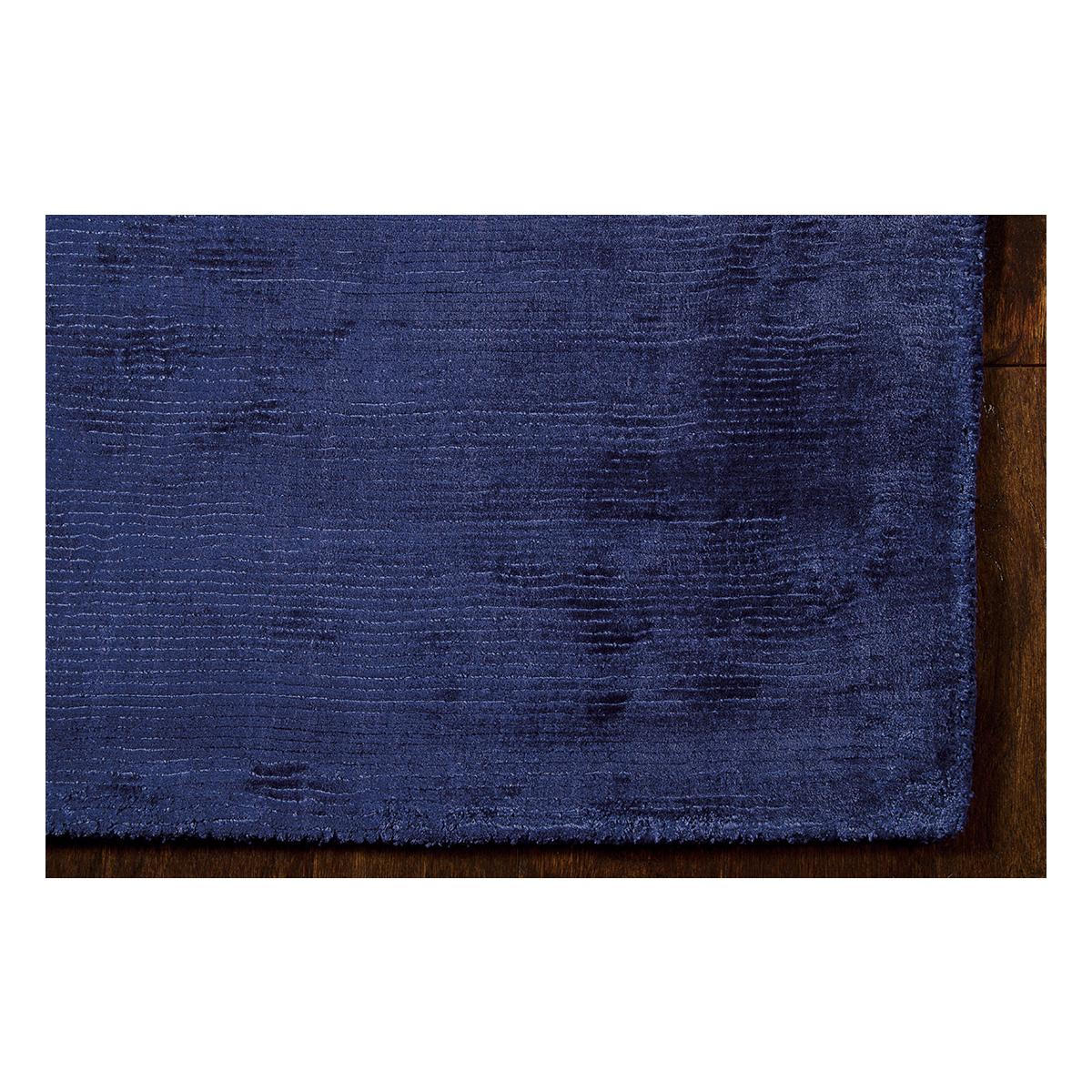 Tapis salon et chambre fait main en viscose motif uni LUNAR — vue 6