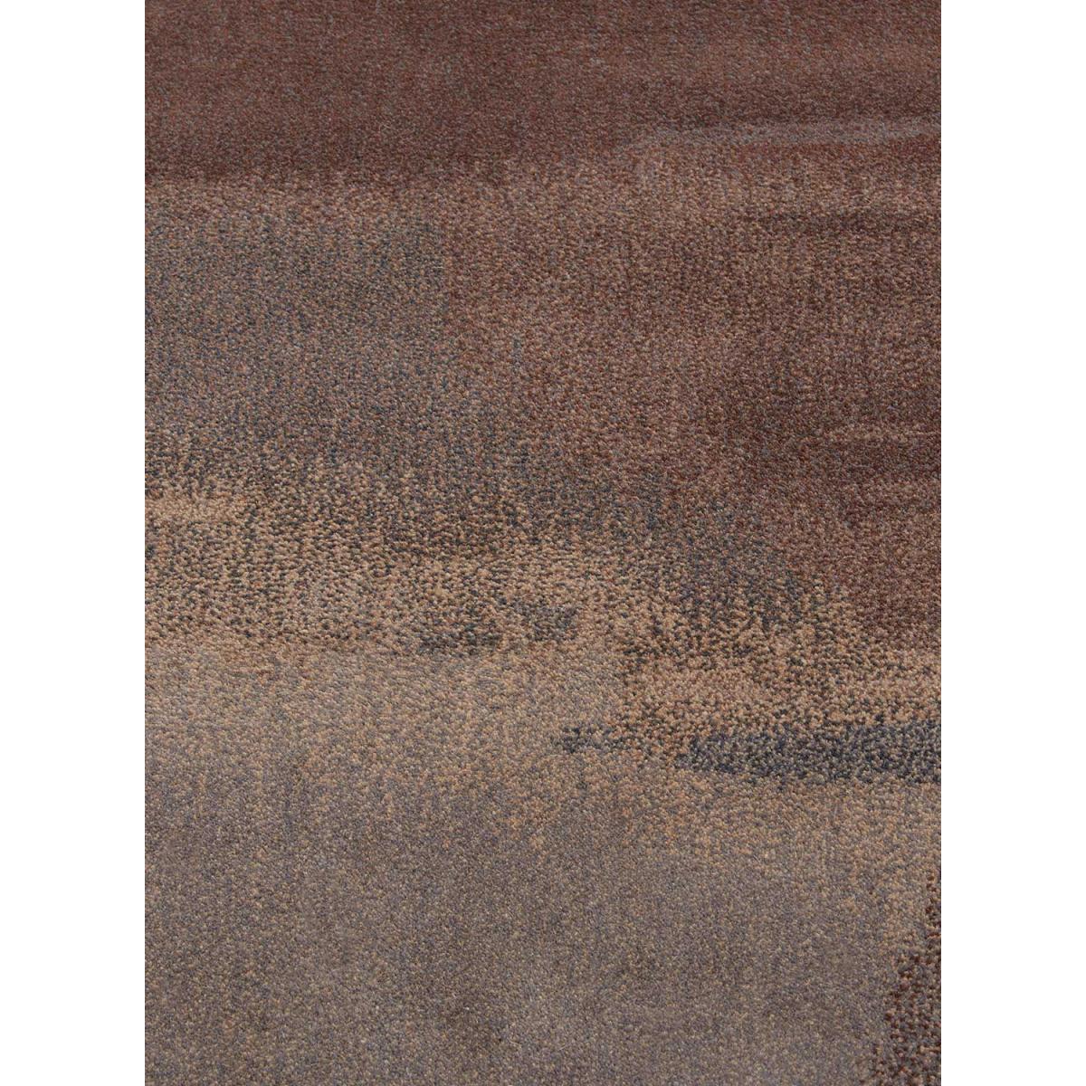 Tapis salon et chambre fait main en laine motif faux uni LUSTER — vue 6