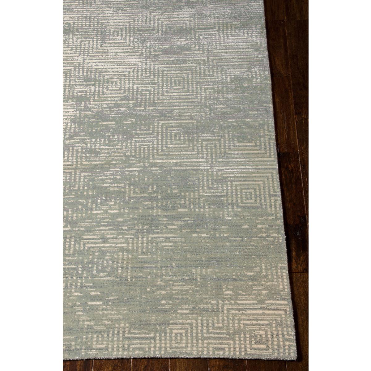 Tapis salon et chambre tissé en viscose motif géométrique MAYA 01 — vue 3