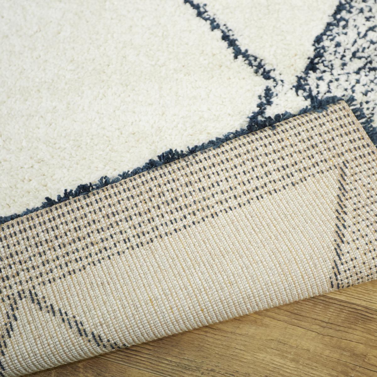 Tapis salon et chambre tissé motif berbère CALYPSO 1 — vue 4