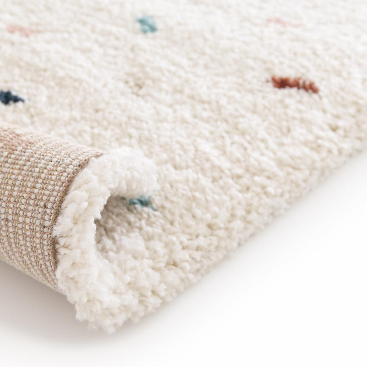 Tapis shaggy tissé motif simple CALYPSO 4 — vue 5