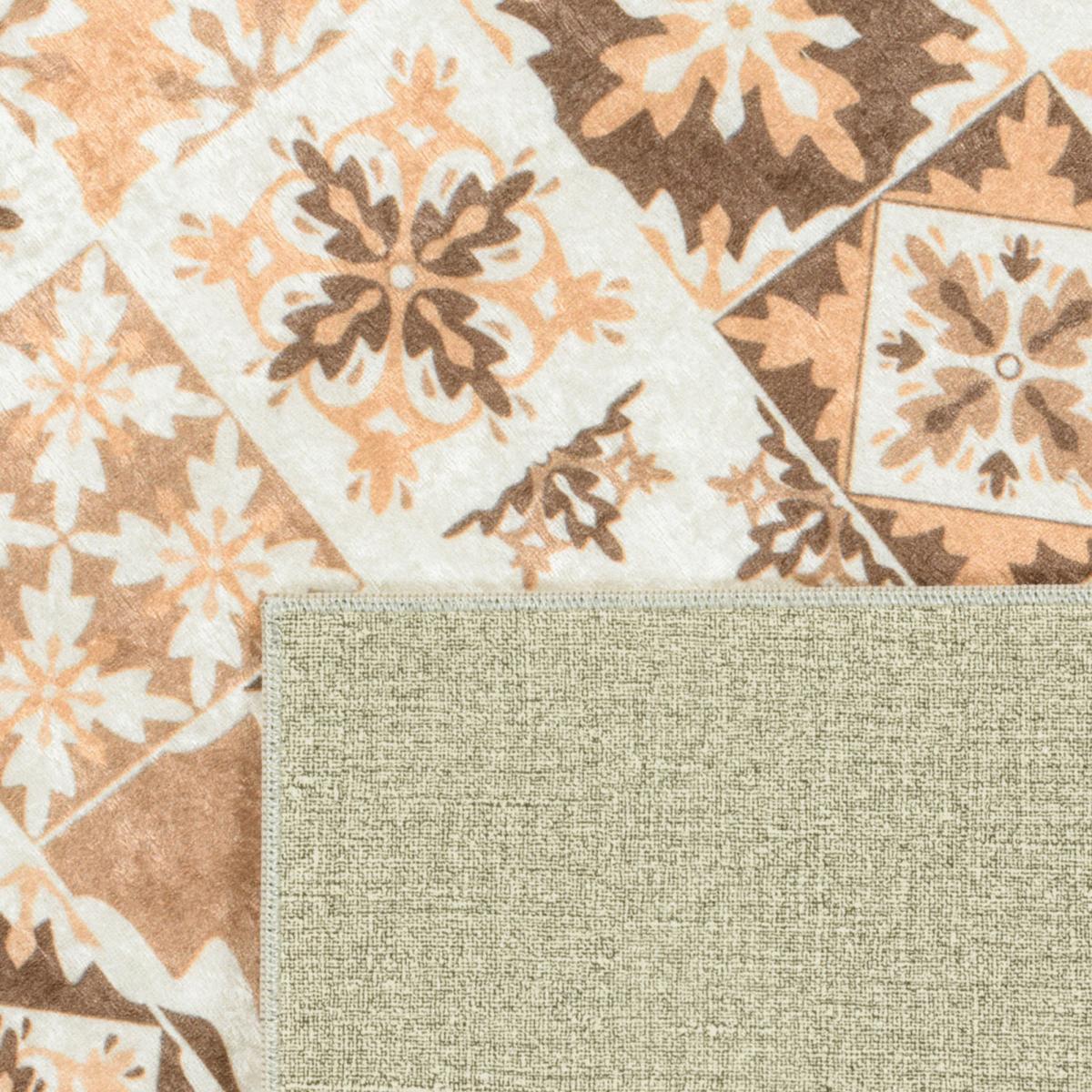 Tapis de cuisine motif carreaux de ciment CAROMENT C — vue 5
