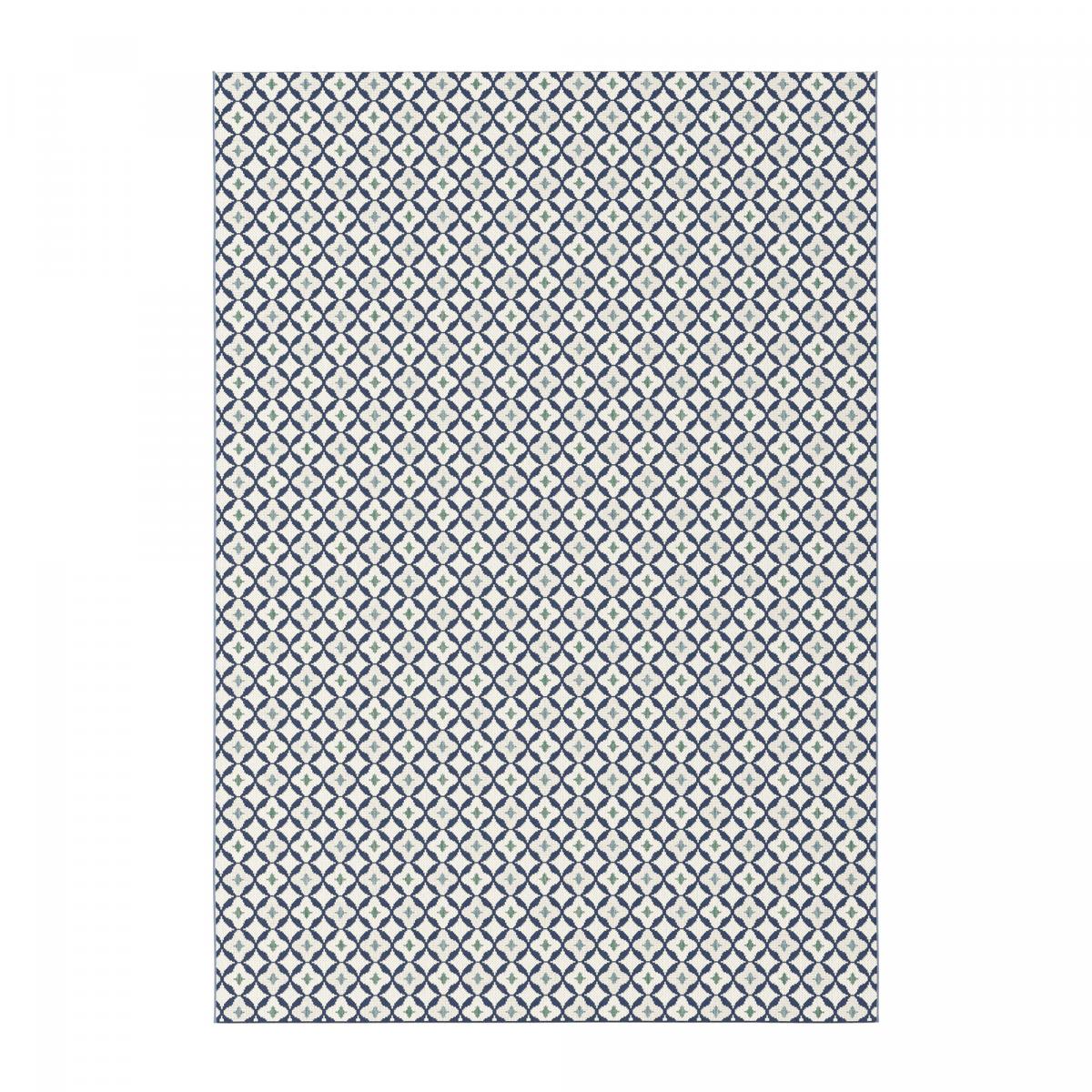 Tapis extérieur tissé kilim rectangle CASADA 12