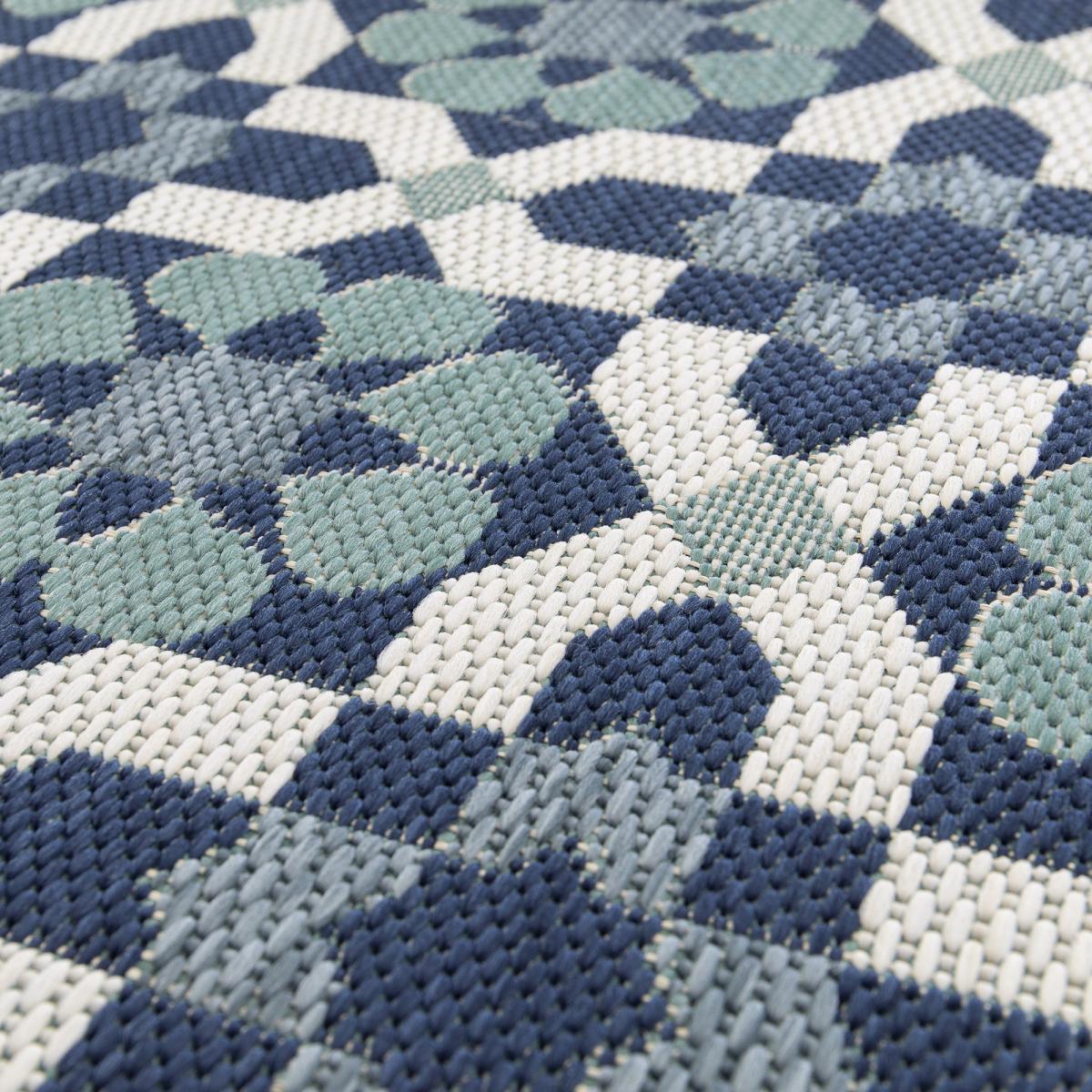 Tapis extérieur tissé kilim rectangle CASADA 14 — vue 5