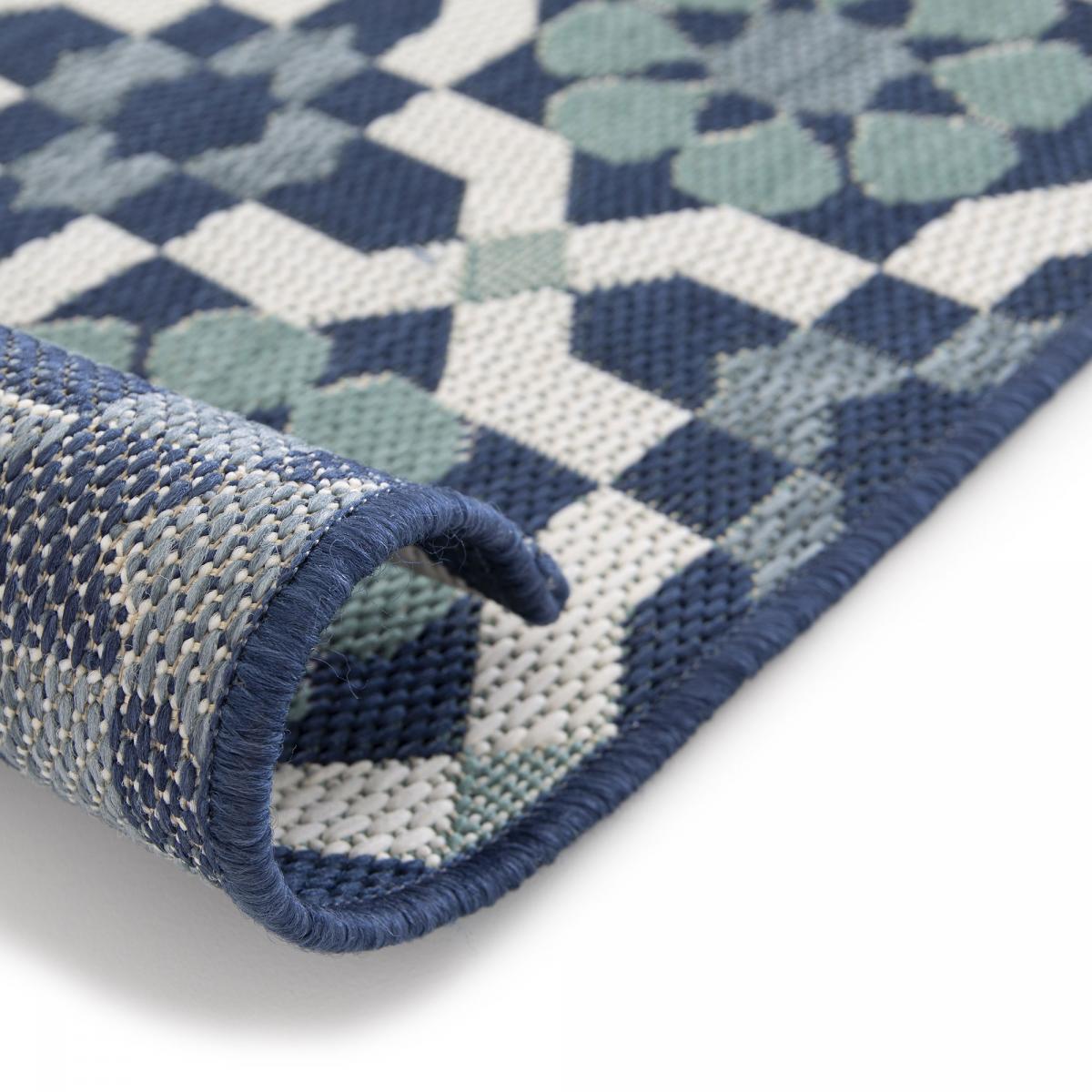 Tapis extérieur tissé kilim rectangle CASADA 14 — vue 6