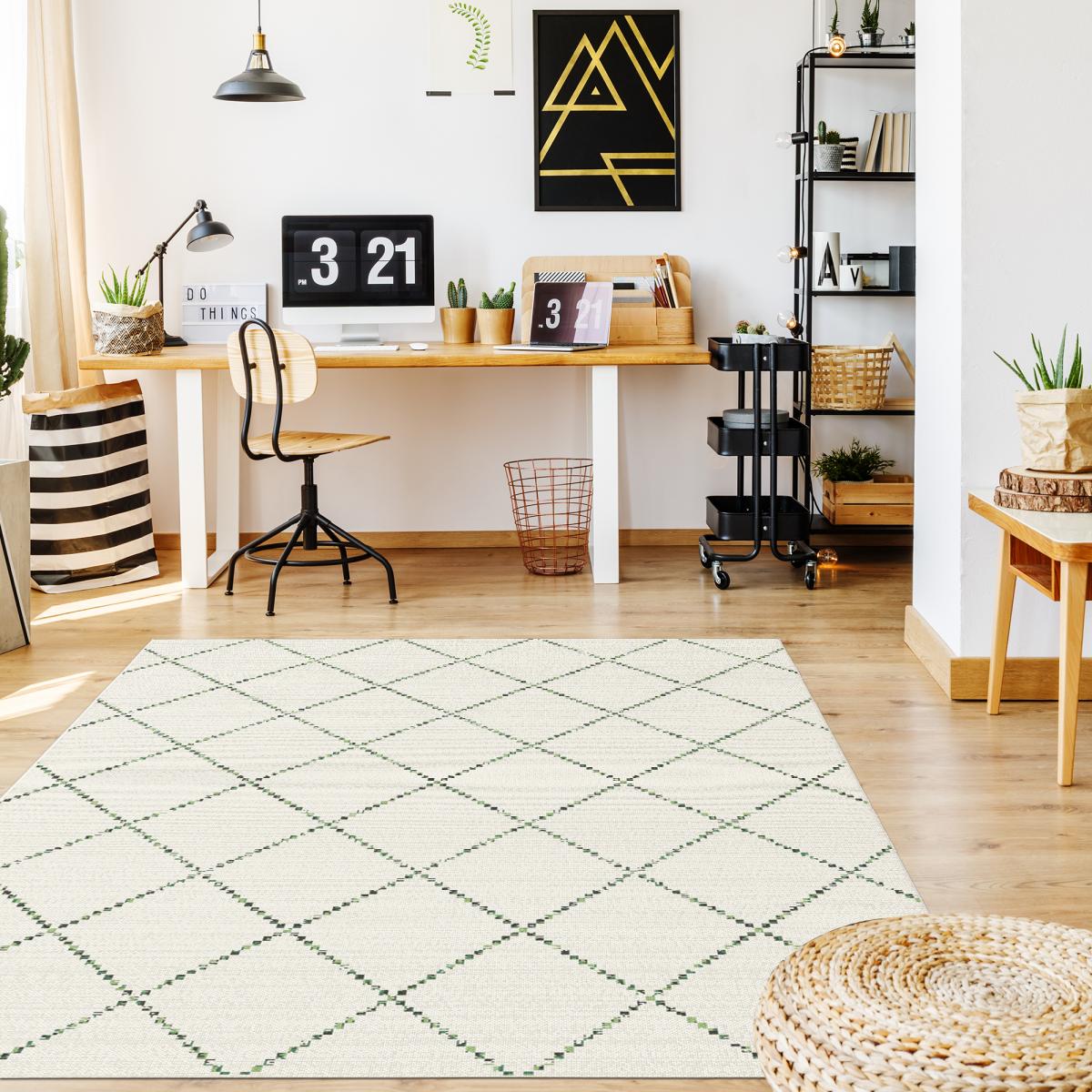 Tapis extérieur tissé kilim rectangle CASADA 18 — vue 3