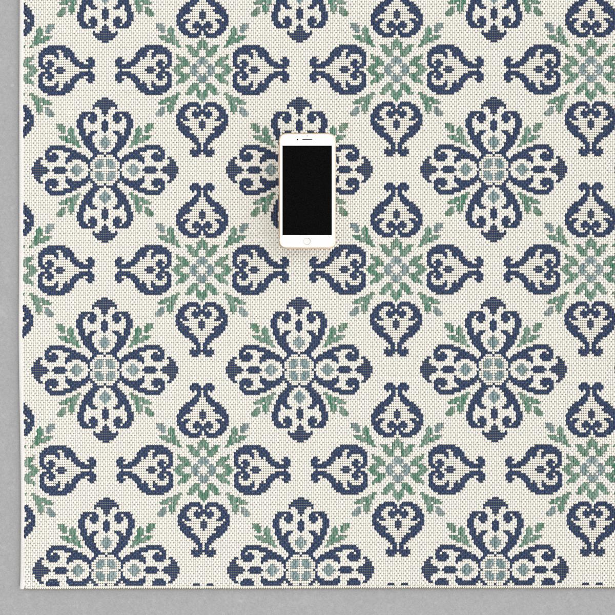 Tapis extérieur tissé kilim rectangle CASADA 7 — vue 4