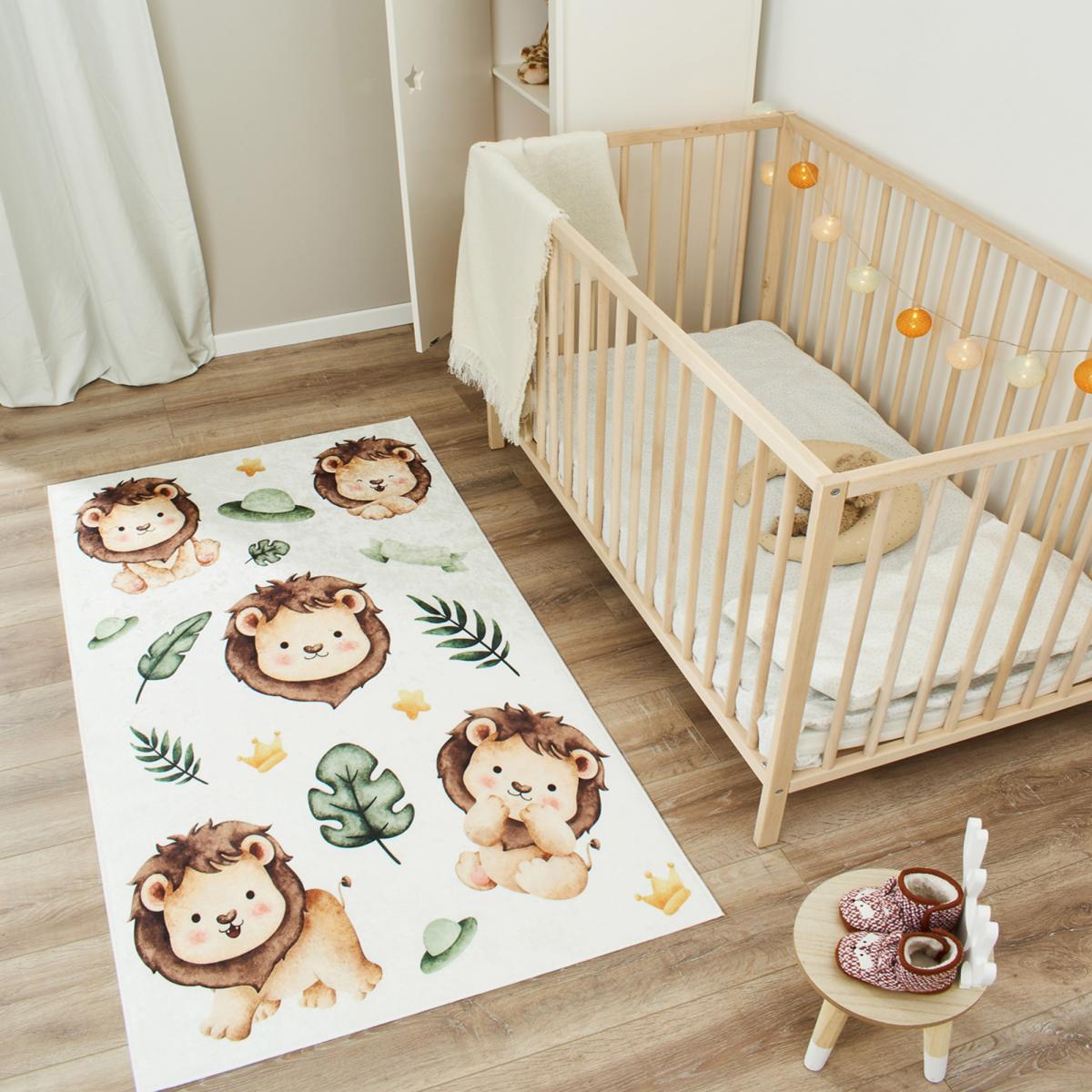 Tapis enfant tissé motif animaux CELESTA 1 — vue 3