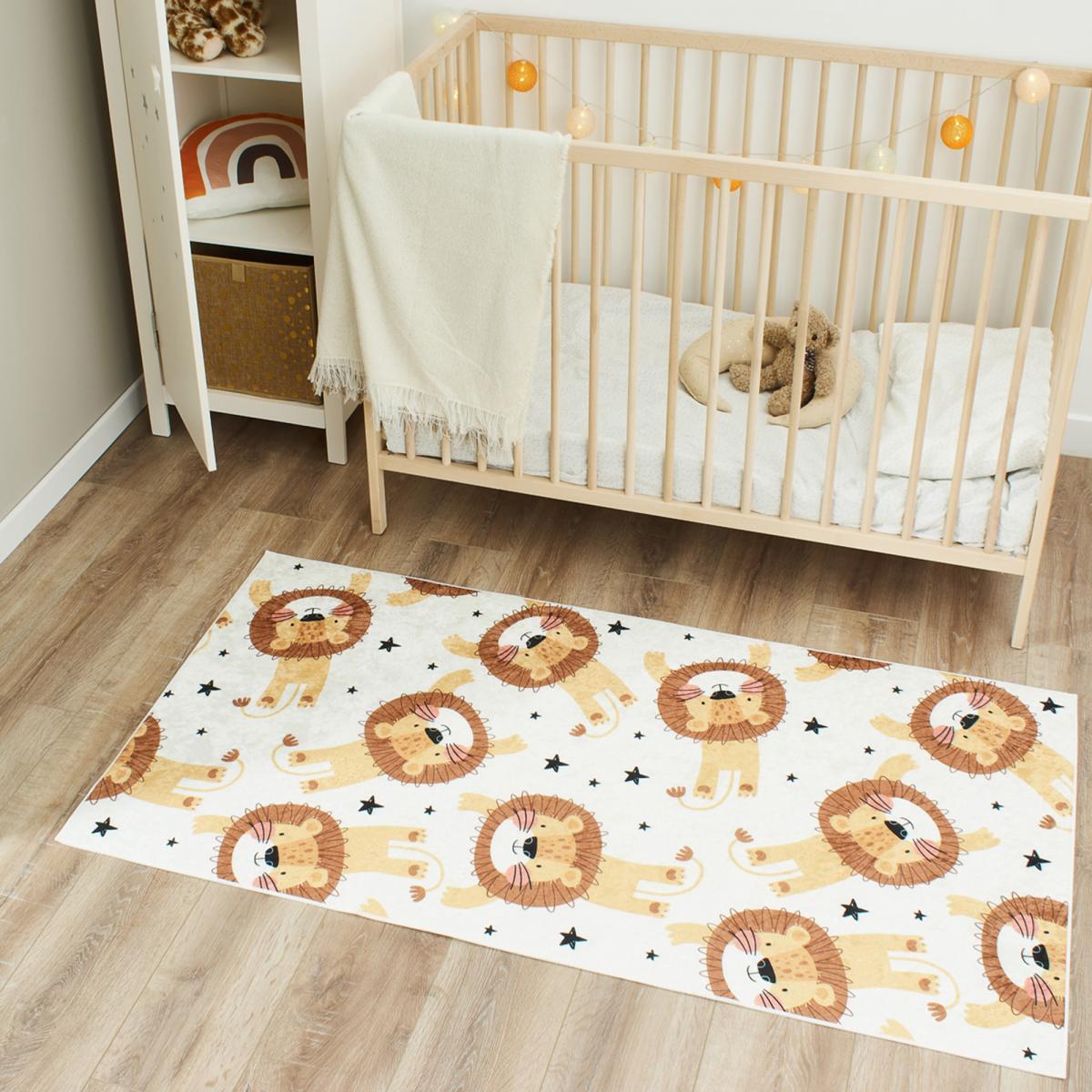 Tapis enfant tissé motif animaux CELESTA 2 — vue 3