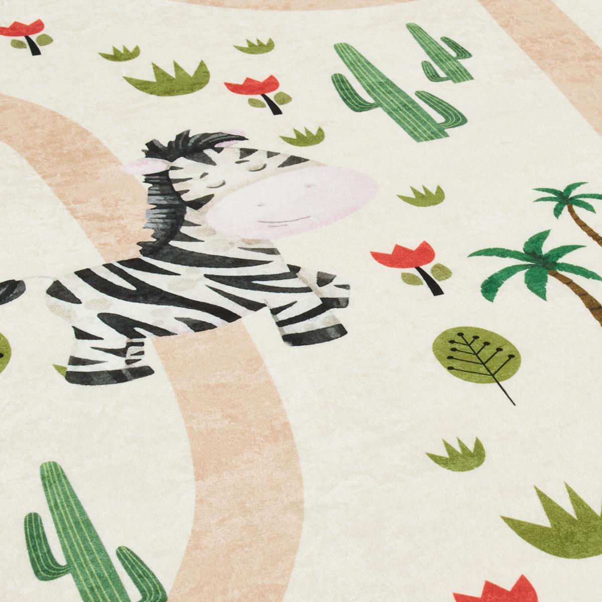 Tapis enfant tissé motif animaux CELESTA — vue 6