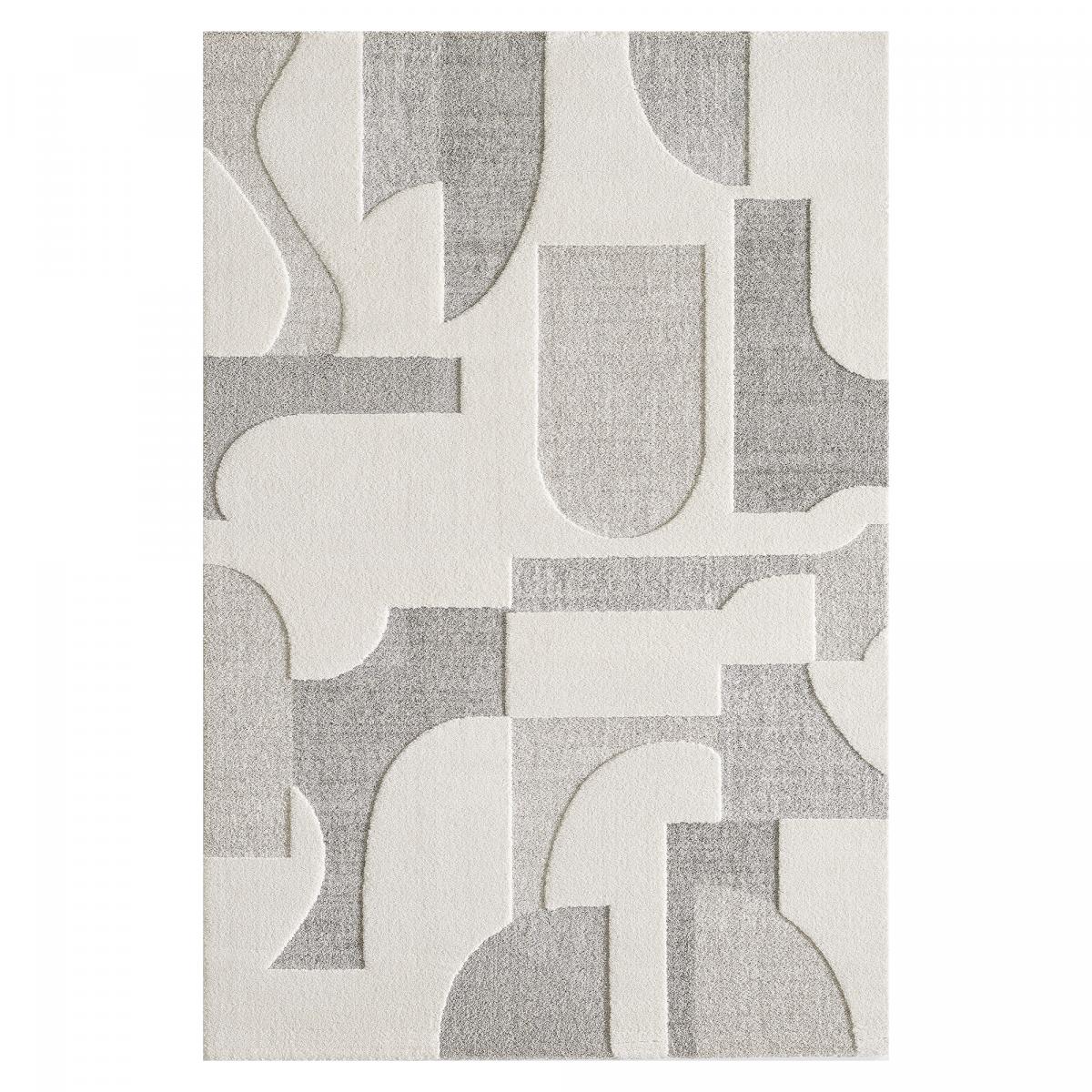 Tapis pour une chambre ou une entrée tissé motif simple LYN9 CERGEO