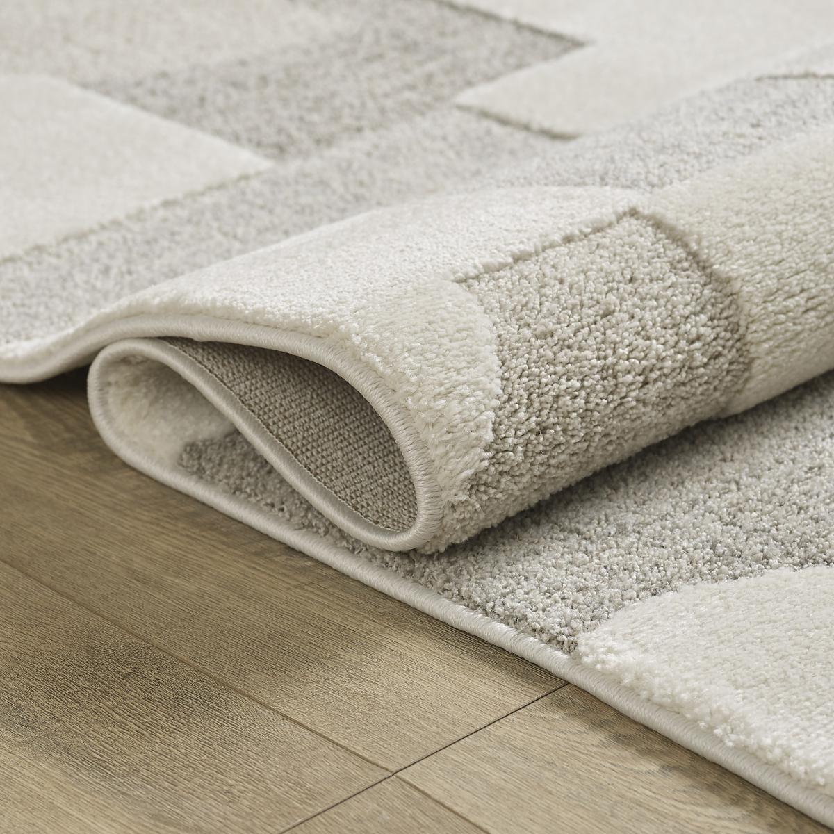 Tapis pour une chambre ou une entrée tissé motif simple LYN9 CERGEO — vue 4