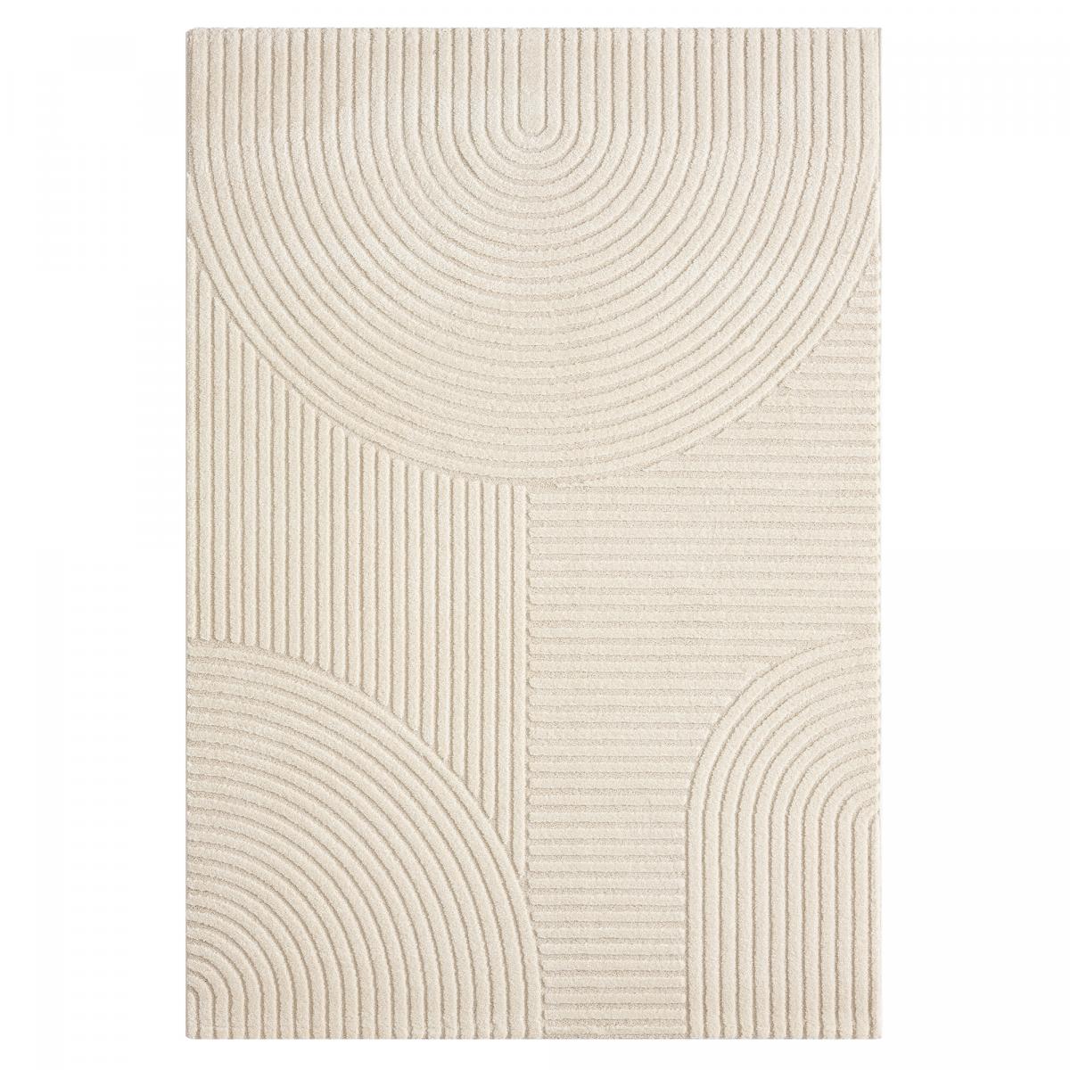 Tapis salon et chambre tissé motif simple LYN9 CERNAN