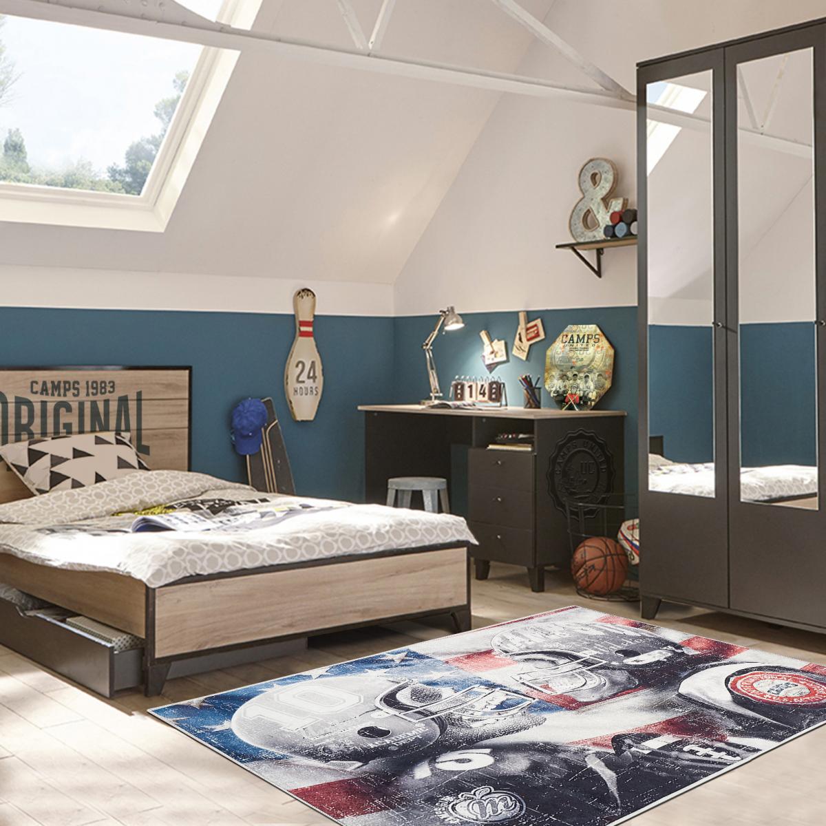 Tapis enfant tissé SKULLS — vue 3