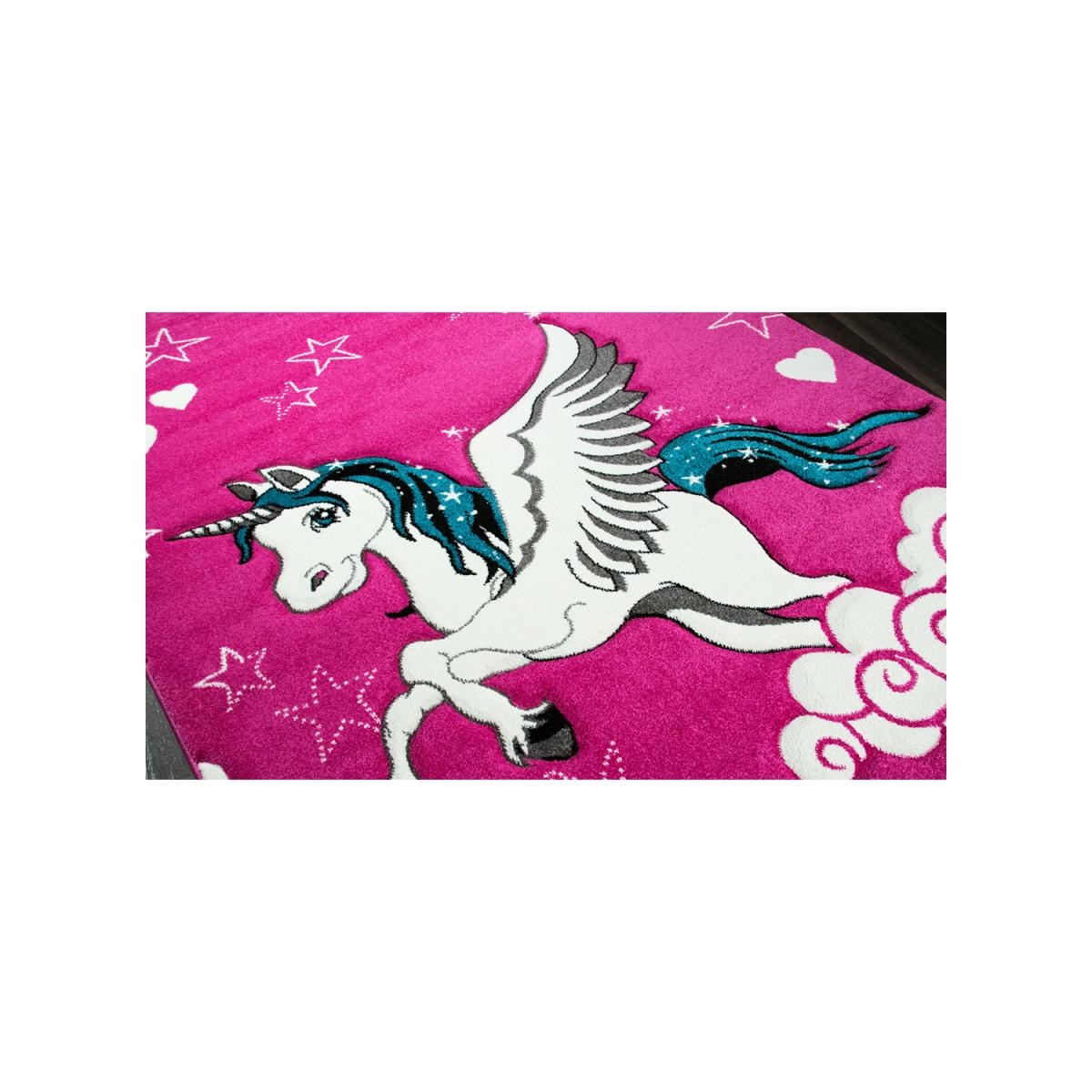 Tapis enfant tissé LYN8 LICORNE A — vue 4
